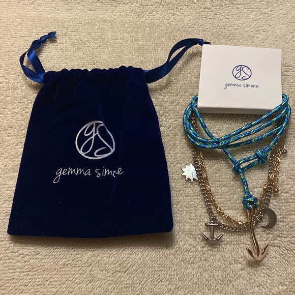 Gemma Simone Multi-Color Voyage Bracelet and Anklets Set - Picture 1 of 2